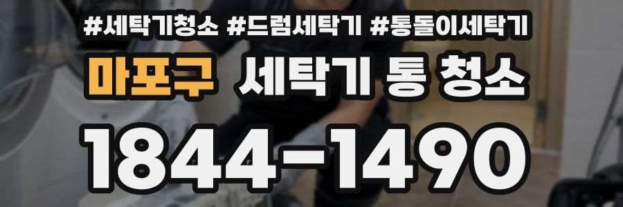 마포구 세탁기 통 청소