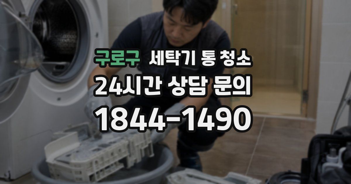 구로구 세탁기 통 청소