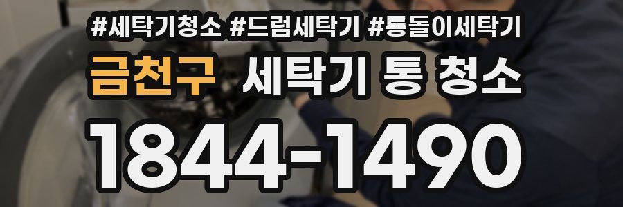 금천구 세탁기 통 청소