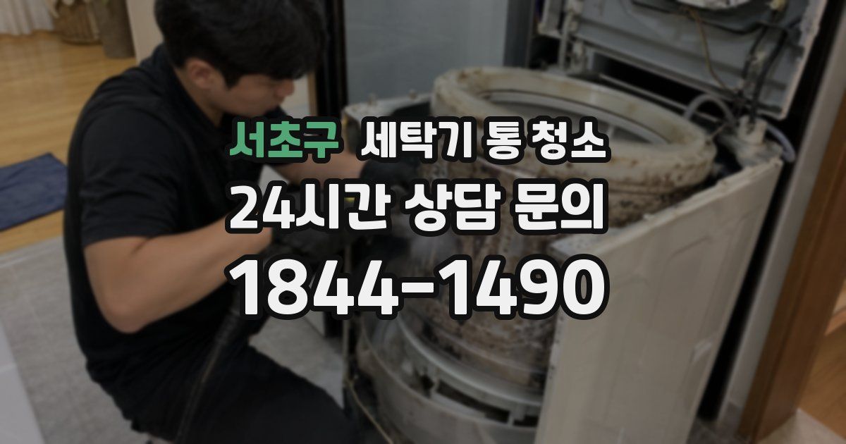 서초구 세탁기 통 청소