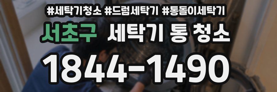 서초구 세탁기 통 청소