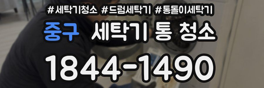 중구 세탁기 통 청소