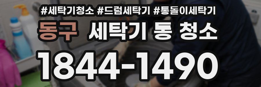 동구 세탁기 통 청소