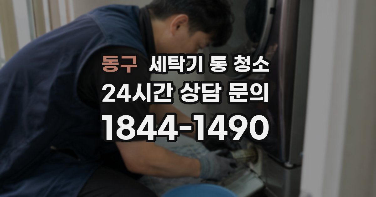 동구 세탁기 통 청소