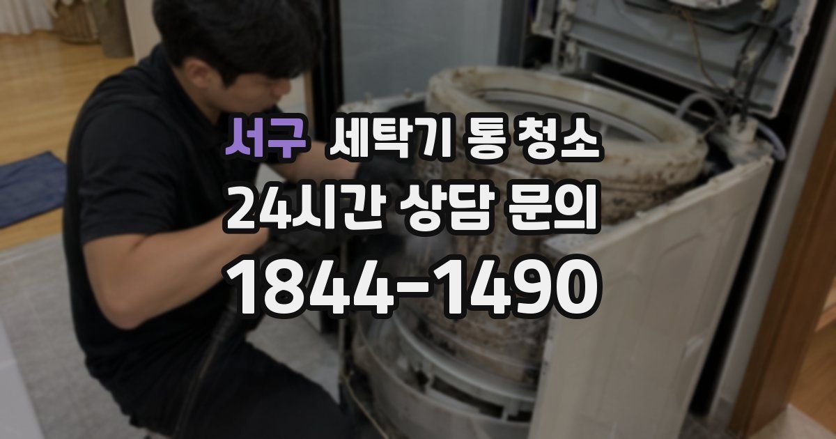 서구 세탁기 통 청소