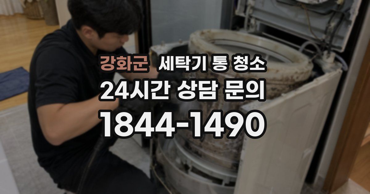 강화군 세탁기 통 청소