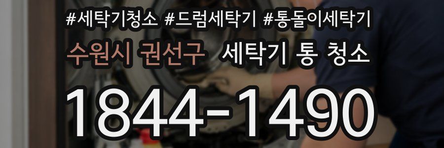 수원시 권선구 세탁기 통 청소