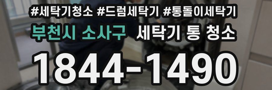 부천시 소사구 세탁기 통 청소