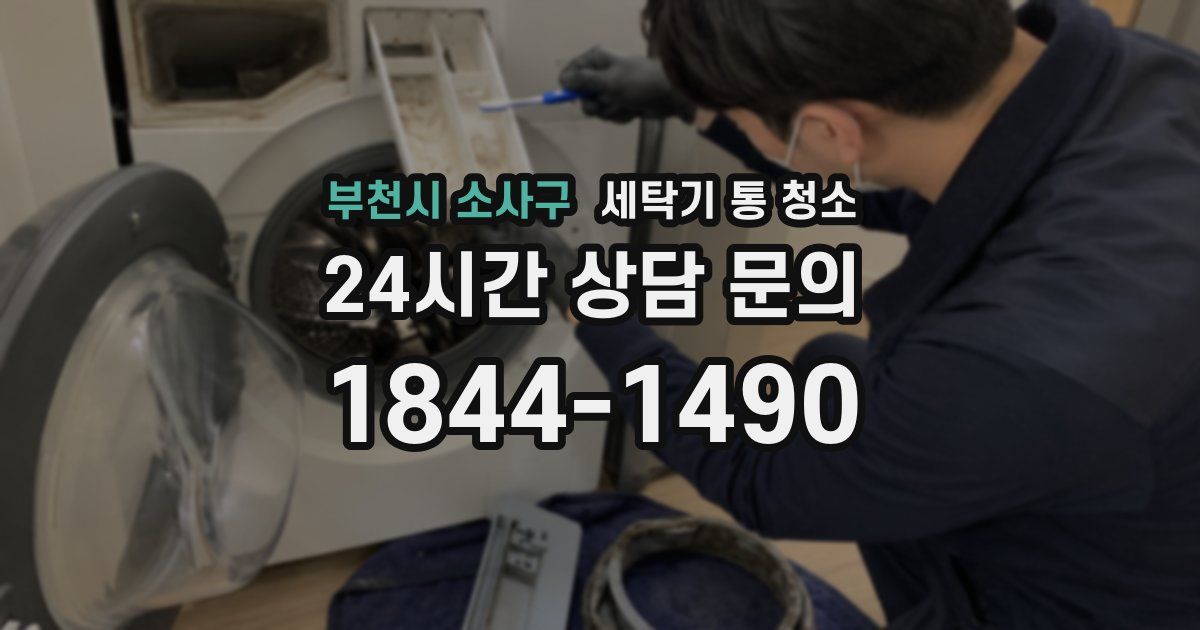 부천시 소사구 세탁기 통 청소