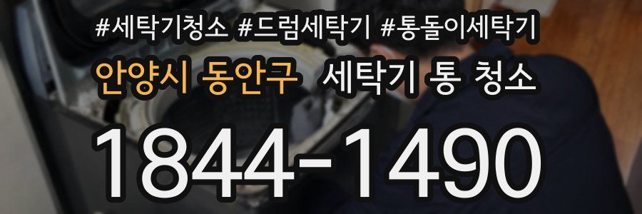 안양시 동안구 세탁기 통 청소