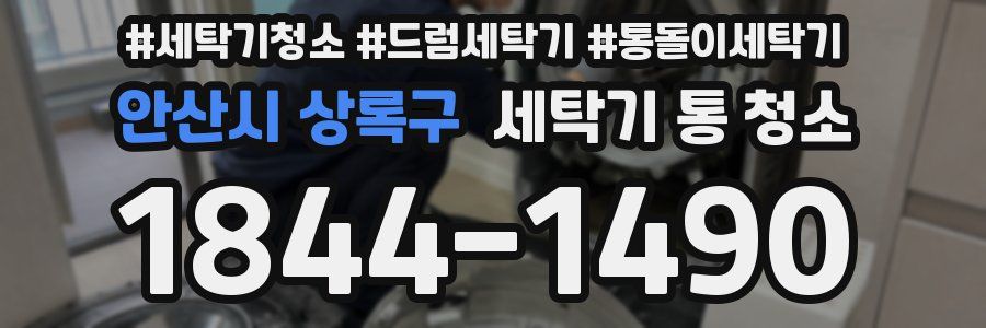 안산시 상록구 세탁기 통 청소