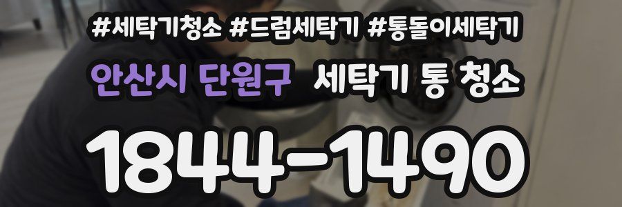 안산시 단원구 세탁기 통 청소