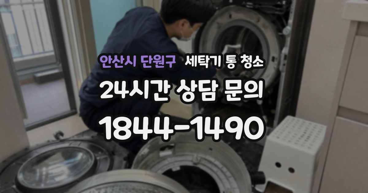 안산시 단원구 세탁기 통 청소