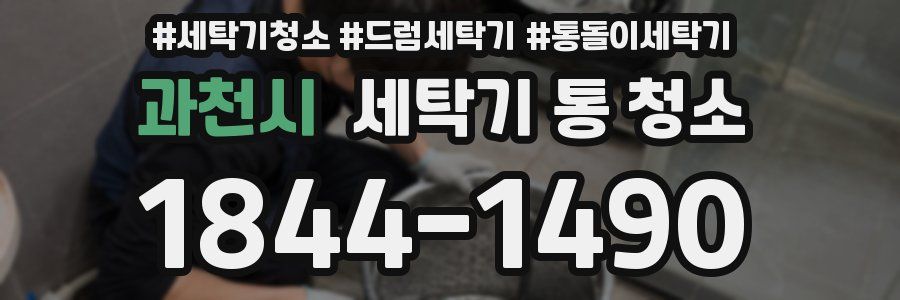 과천시 세탁기 통 청소