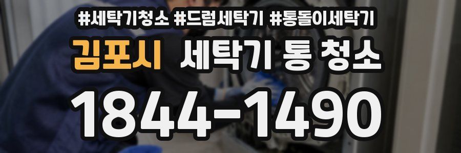 김포시 세탁기 통 청소