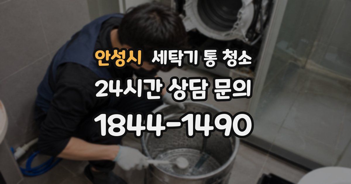 안성시 세탁기 통 청소