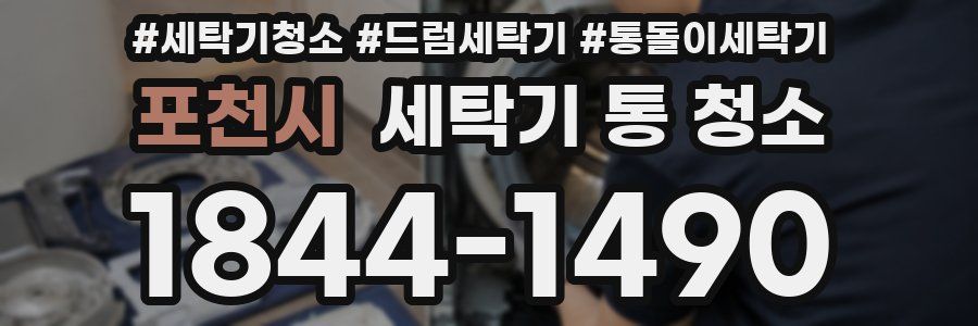 포천시 세탁기 통 청소