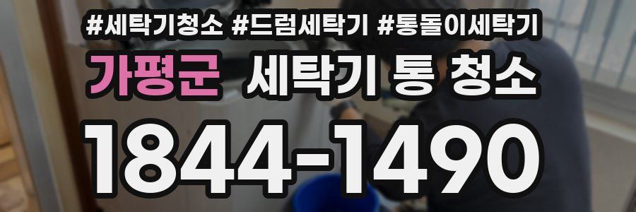 가평군 세탁기 통 청소