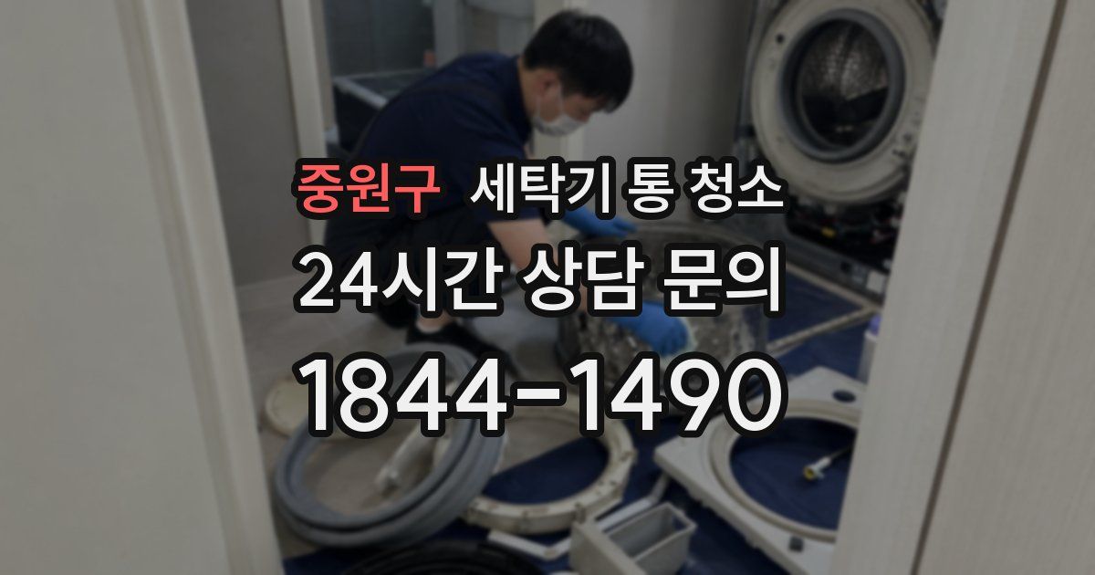 중원구 세탁기 통 청소