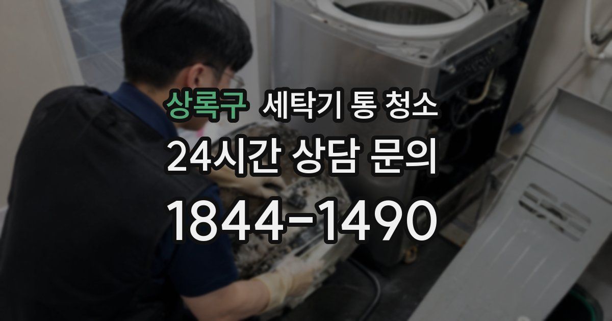 상록구 세탁기 통 청소