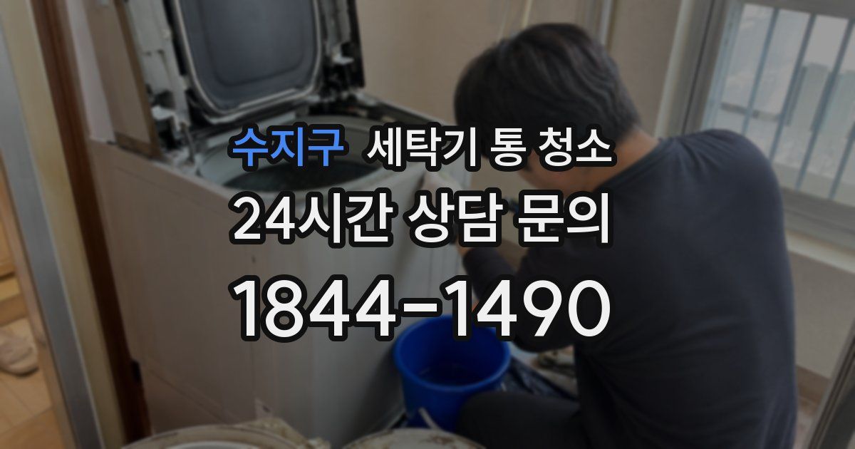수지구 세탁기 통 청소