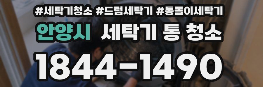 안양시 세탁기 통 청소