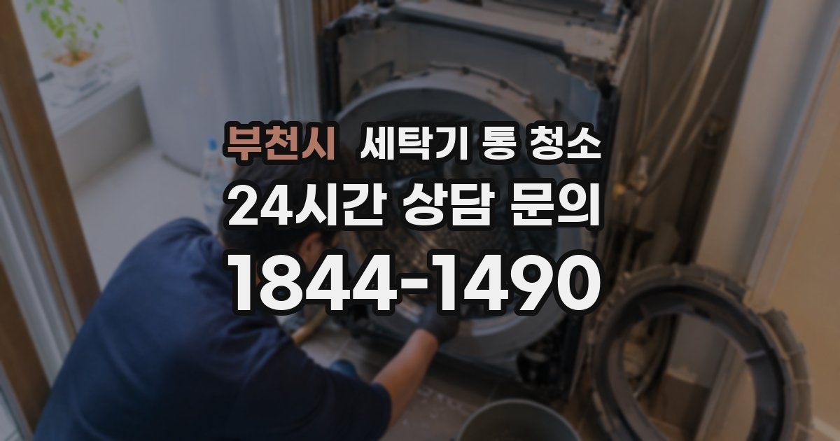부천시 세탁기 통 청소