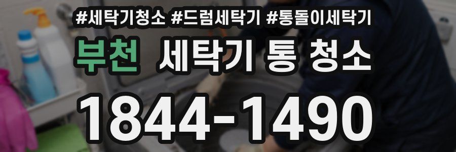 부천 세탁기 통 청소