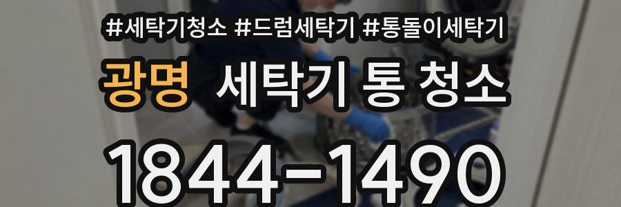 광명 세탁기 통 청소