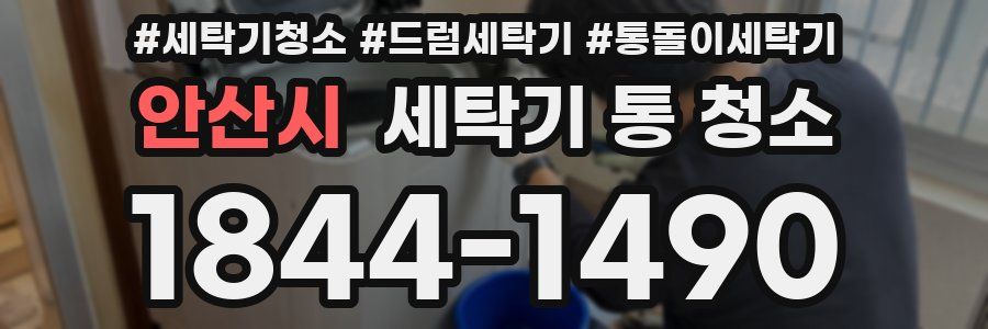안산시 세탁기 통 청소