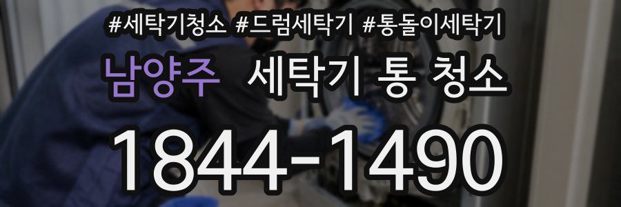 남양주 세탁기 통 청소