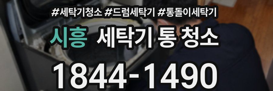 시흥 세탁기 통 청소