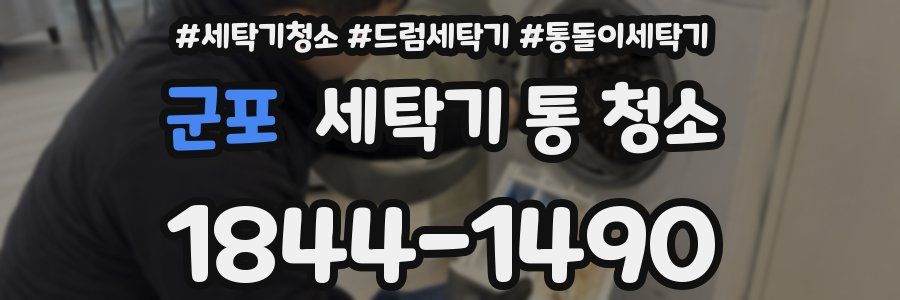 군포 세탁기 통 청소