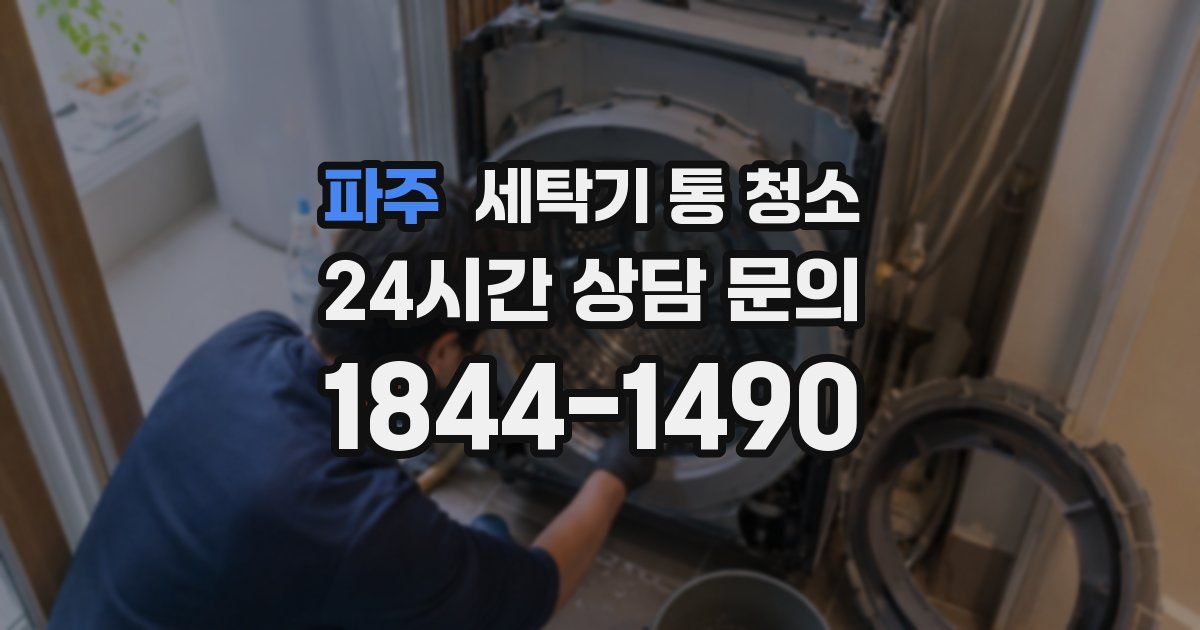 파주 세탁기 통 청소
