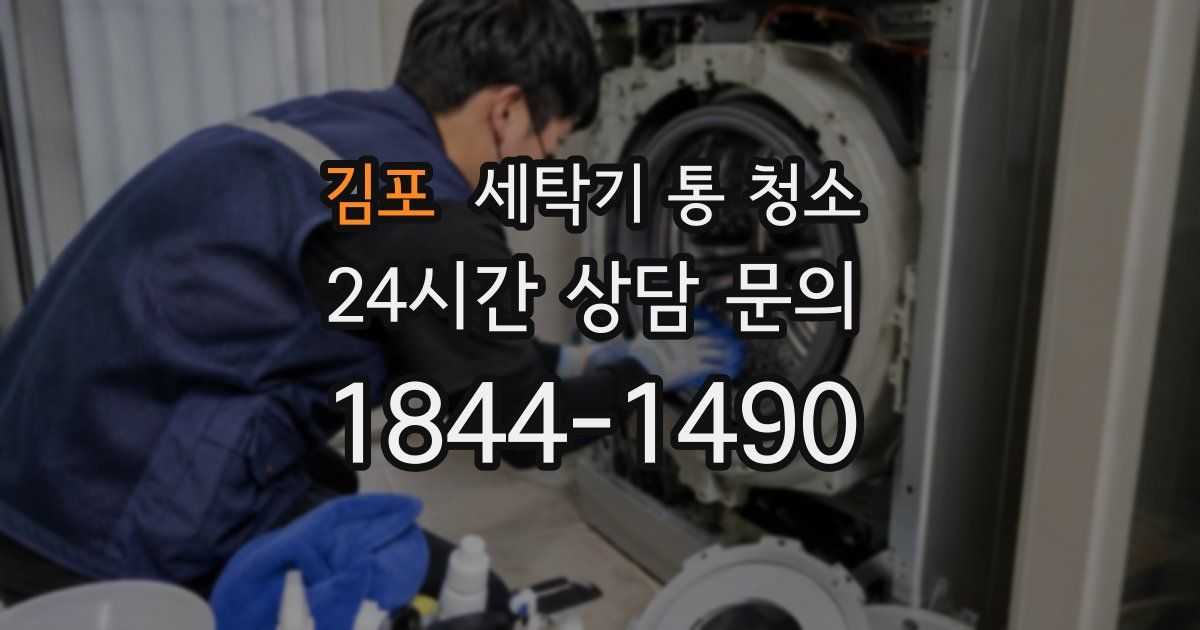 김포 세탁기 통 청소