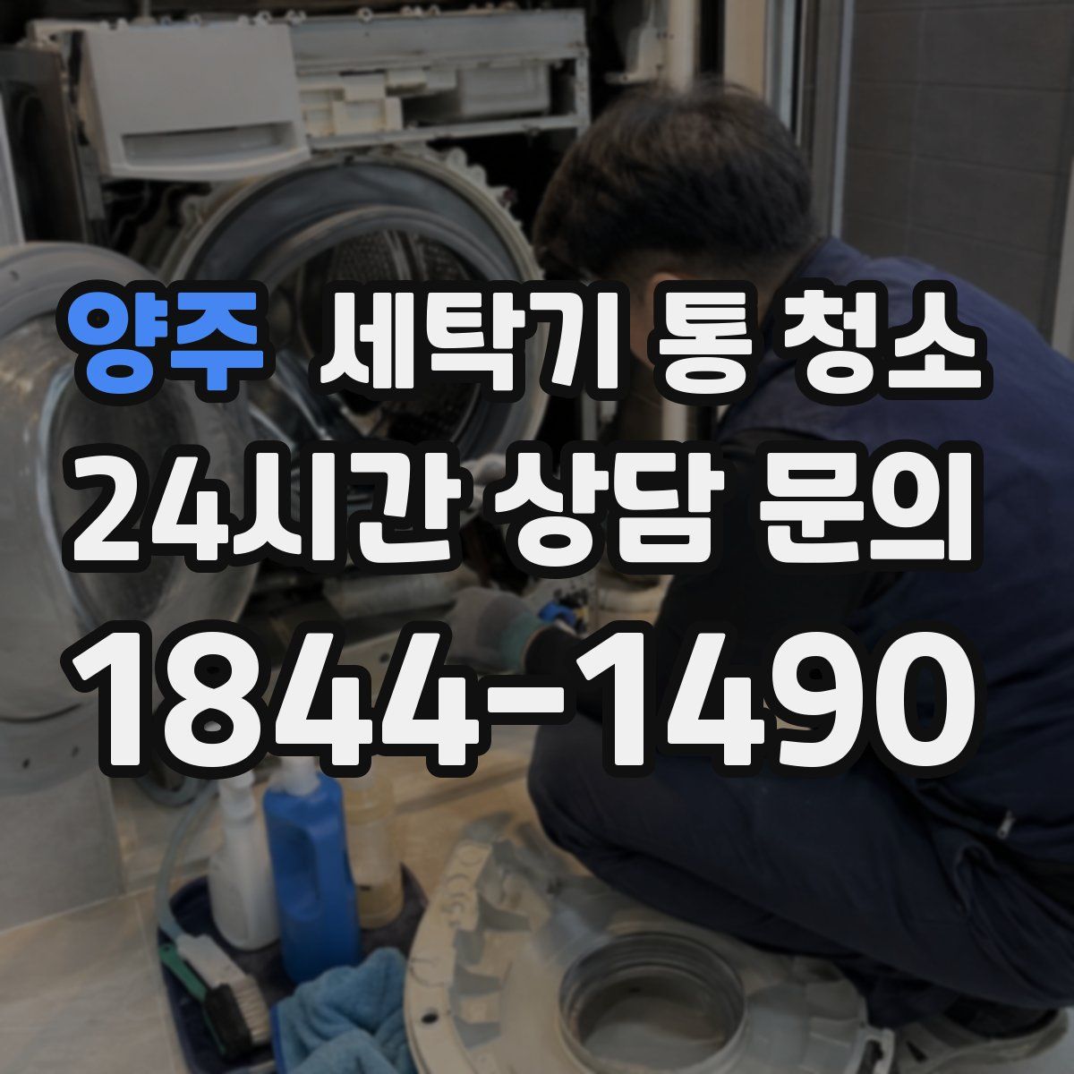 양주 세탁기 통 청소