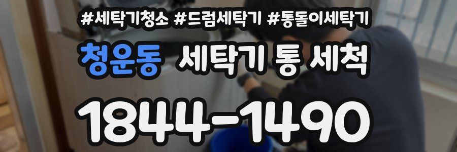 청운동 세탁기 통 세척