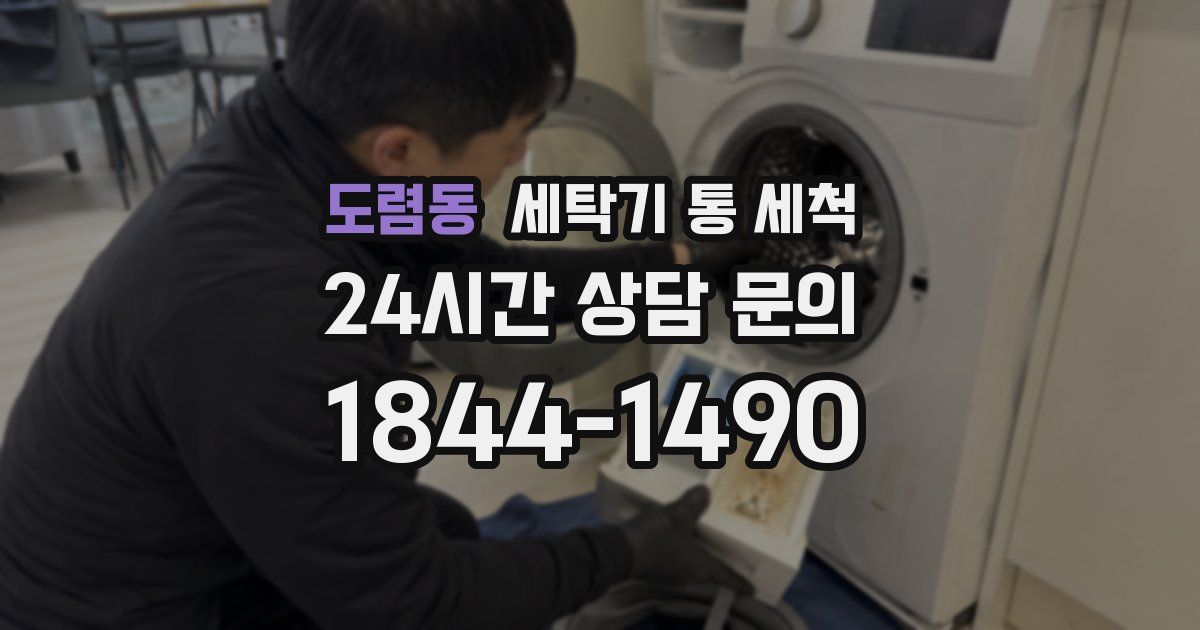 도렴동 세탁기 통 세척