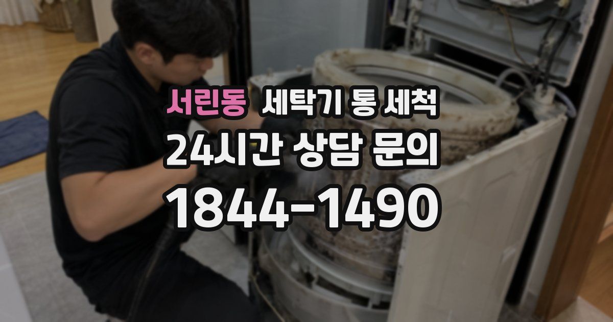 서린동 세탁기 통 세척