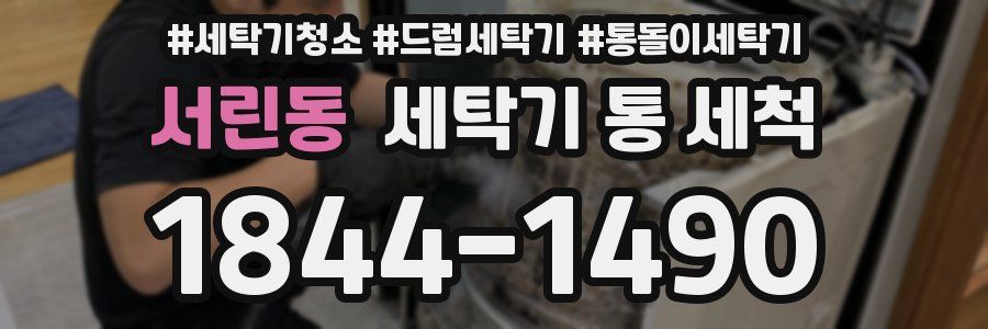 서린동 세탁기 통 세척