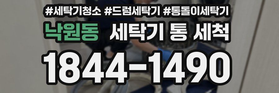 낙원동 세탁기 통 세척