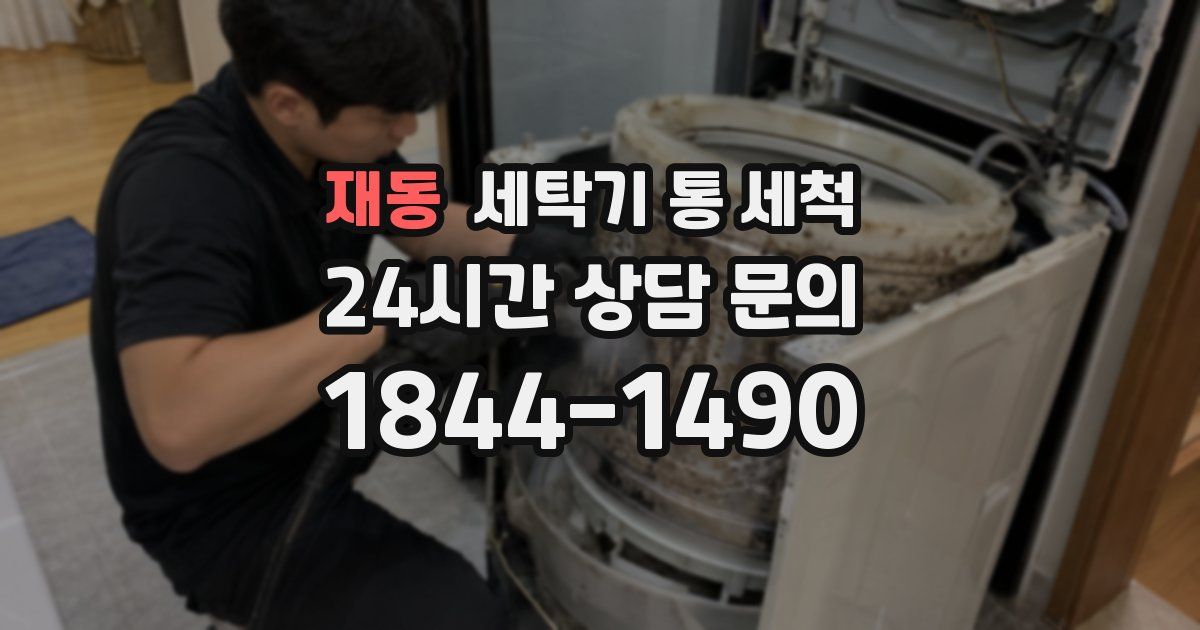 재동 세탁기 통 세척