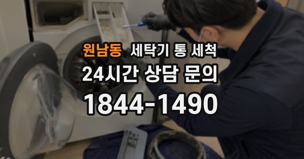 원남동 세탁기 통 세척