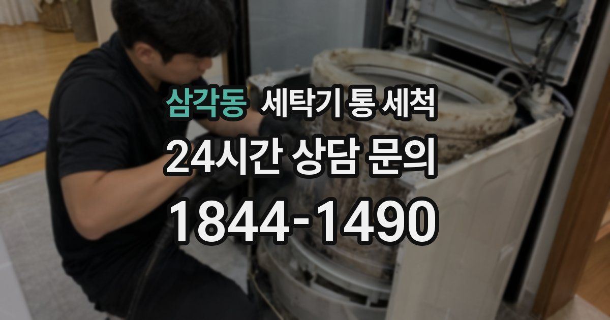 삼각동 세탁기 통 세척