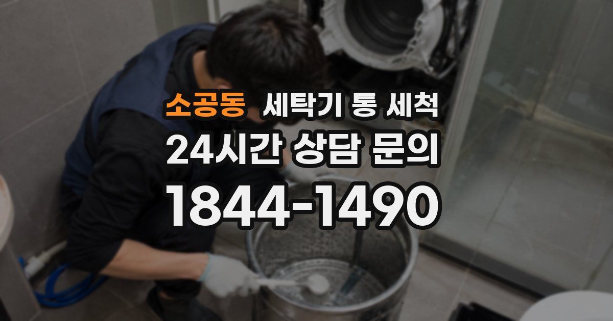 소공동 세탁기 통 세척