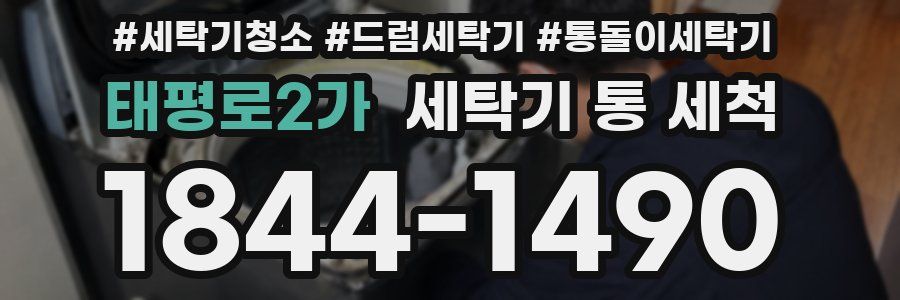 태평로2가 세탁기 통 세척