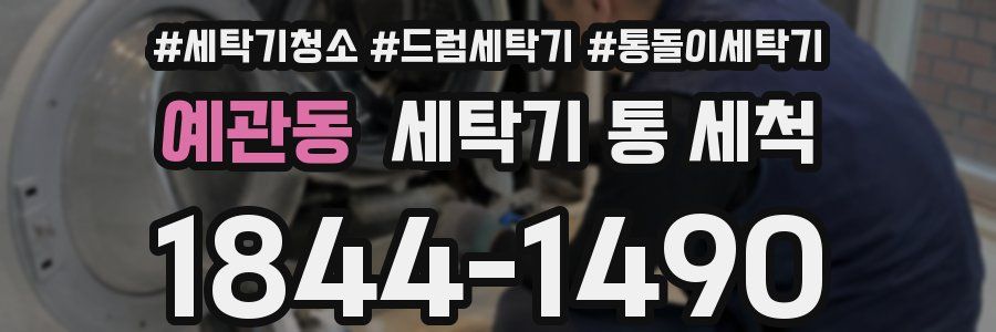 예관동 세탁기 통 세척