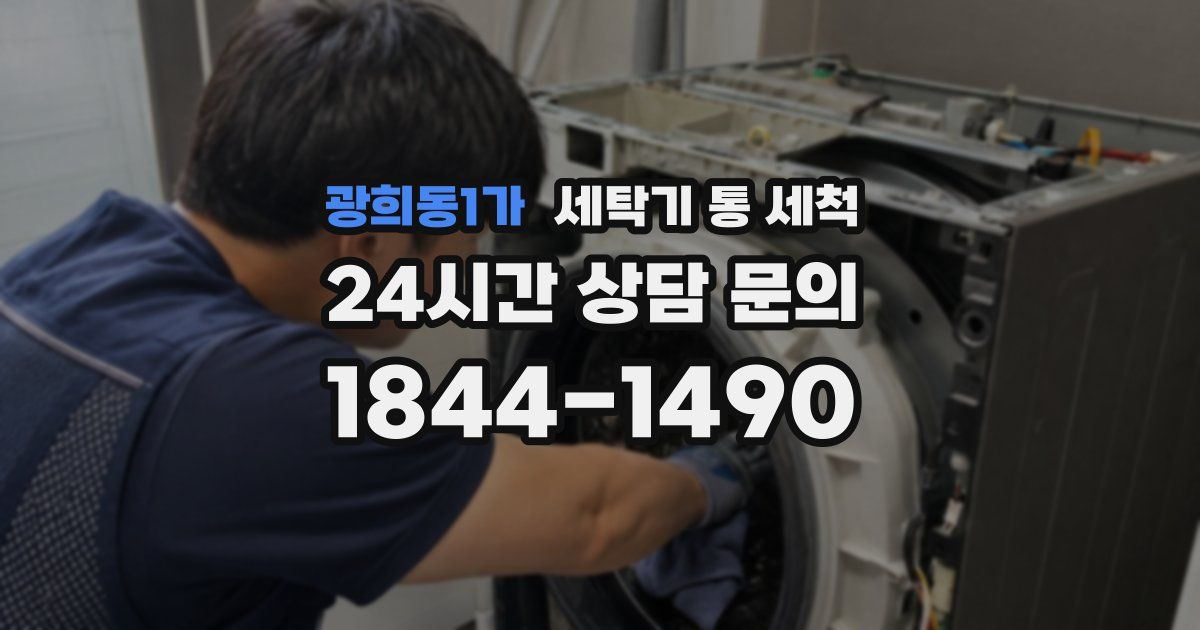 광희동1가 세탁기 통 세척
