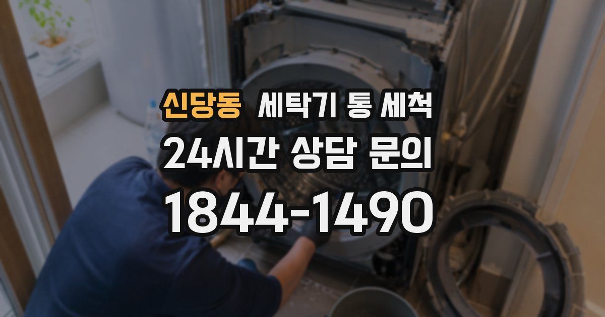 신당동 세탁기 통 세척