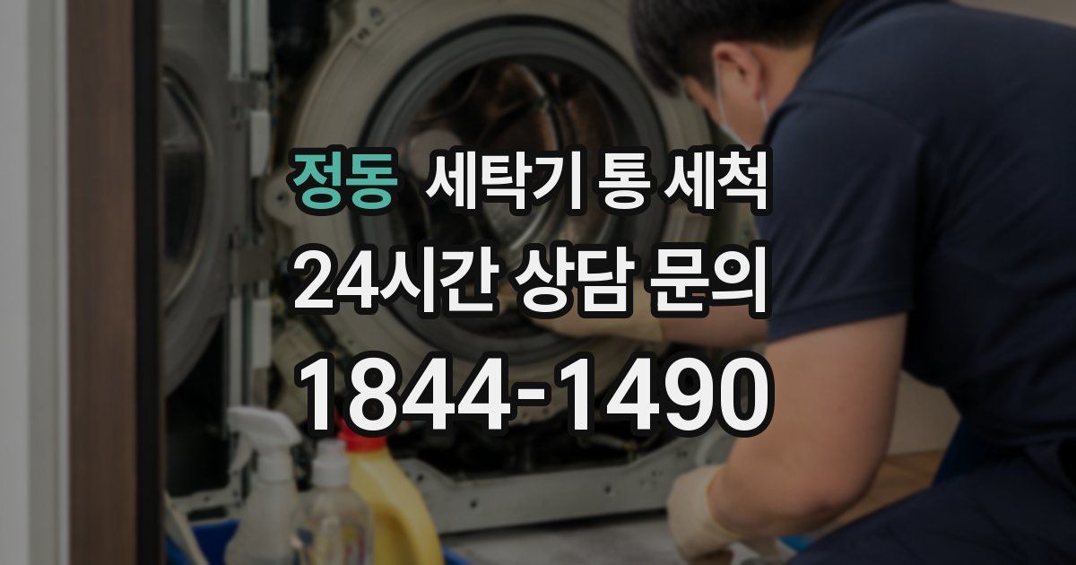 정동 세탁기 통 세척